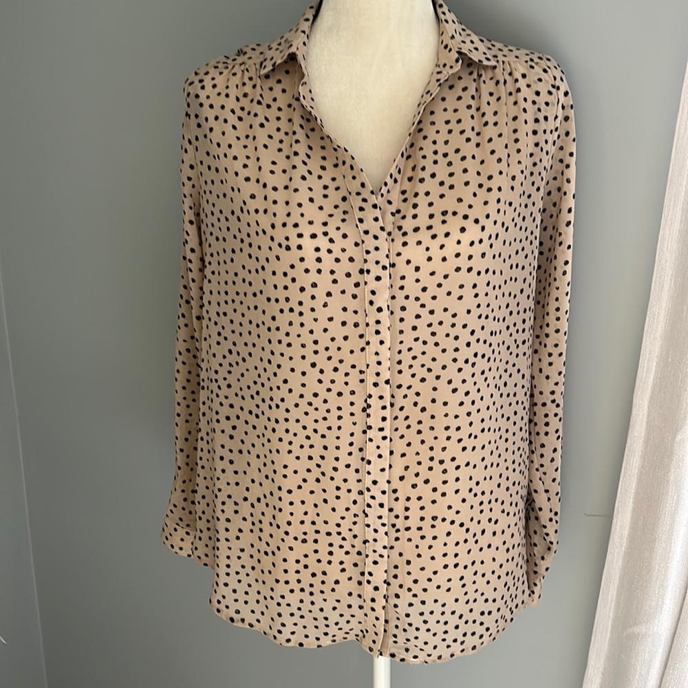Women’s polka dot blouse